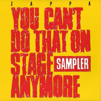 Frank Zappa - You Can't Do That On Stage Anymore (Sampler) - LP