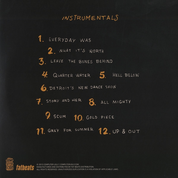 Black Milk - If there's Hell Below (Instrumentals) - LP