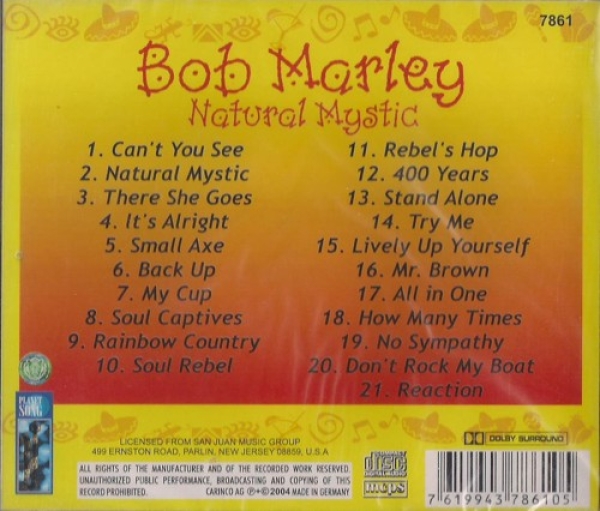 Bob Marley - Natural Mystic - CD