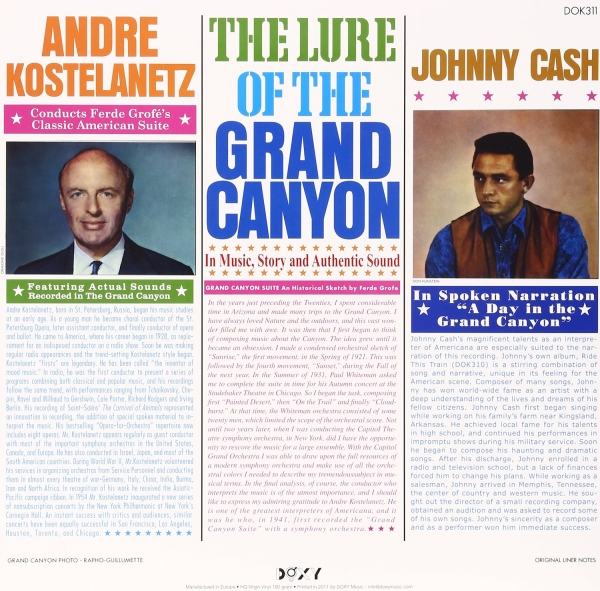 Johnny Cash - The Lure Of The Grand Canyon - LP